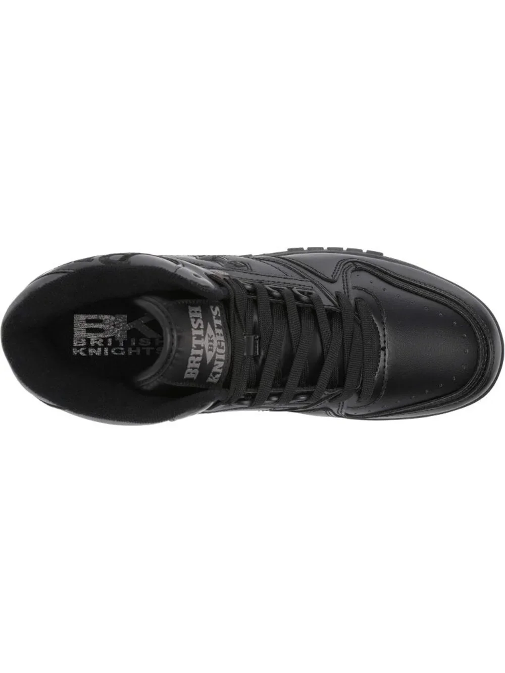 Women's Black Tennis Shoes Casual Pull On High Top Athletic Running Sneakers